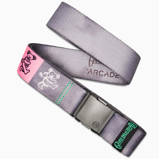 Arcade Belts A2 Unisex Adventure Belt: Heavy Duty Stretch, Metal Free Buckle - Ash