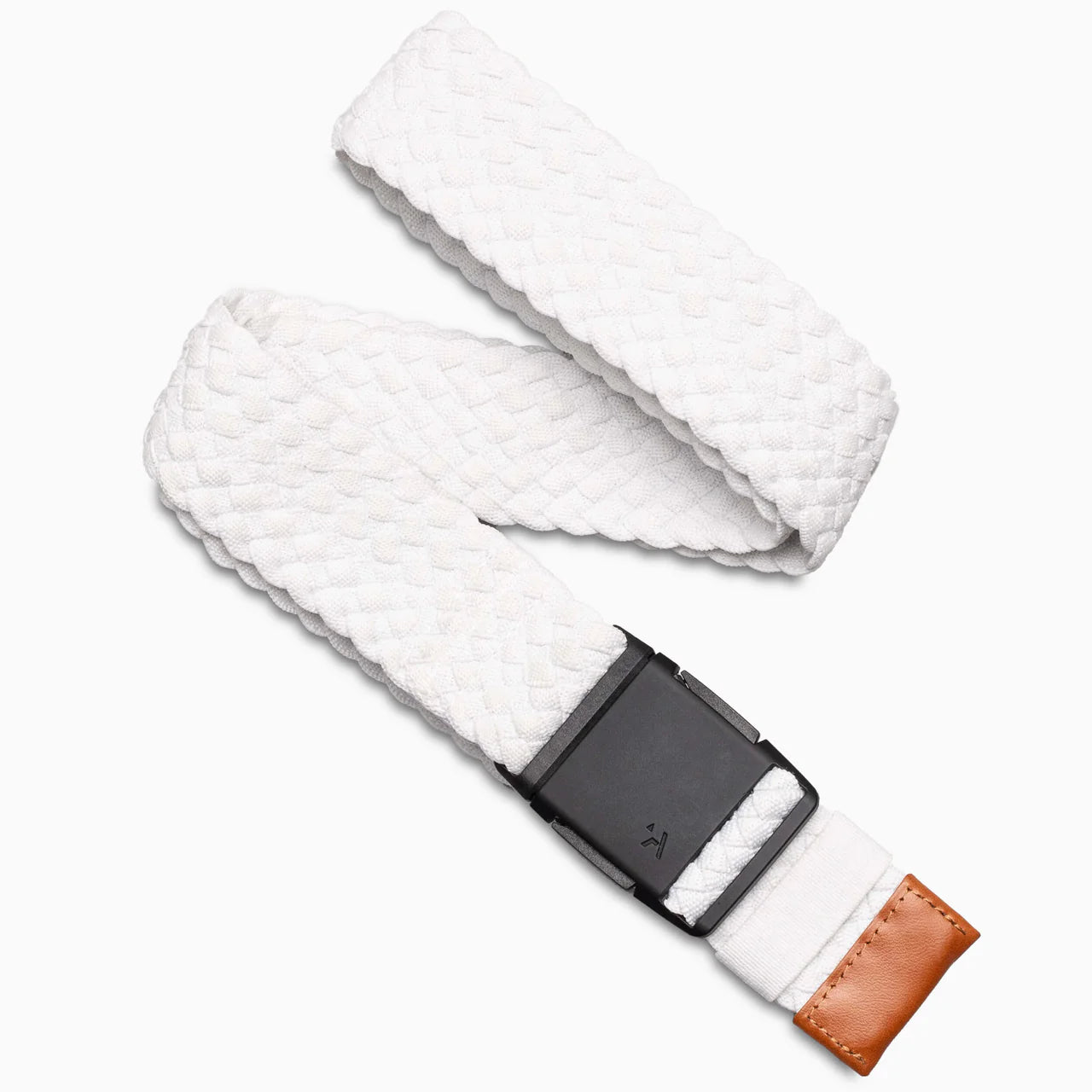 Arcade Belts A2 Unisex Adventure Belt: Heavy Duty Stretch, Metal Free Buckle - White