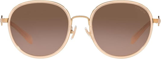 Coach Women's Hc7129 Round Sunglasses