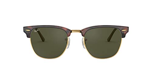 Ray-Ban RB3016F Clubmaster Square Asian Fit Sunglasses, Spotted