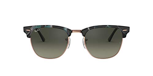 Ray-Ban RB3016F Clubmaster Square Asian Fit Sunglasses, Spotted