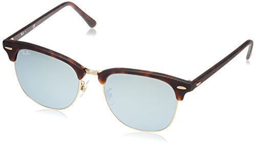 Ray-Ban RB3016F Clubmaster Square Asian Fit Sunglasses, Spotted